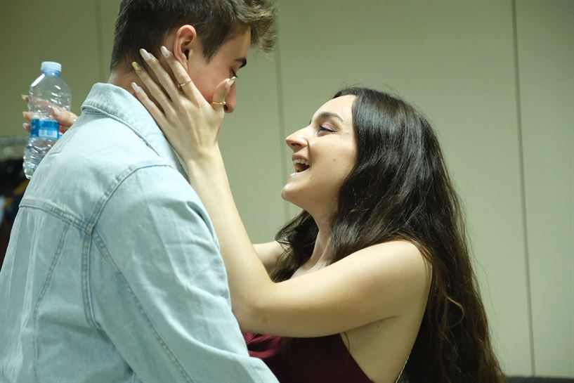 ''Go!azen'' telesailaren aurrestreinaldia BECen. (Irudia: EITB Media)