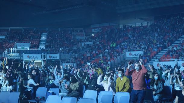 ''Go!azen'' telesailaren aurrestreinaldia BECen. (Irudia: EITB Media)