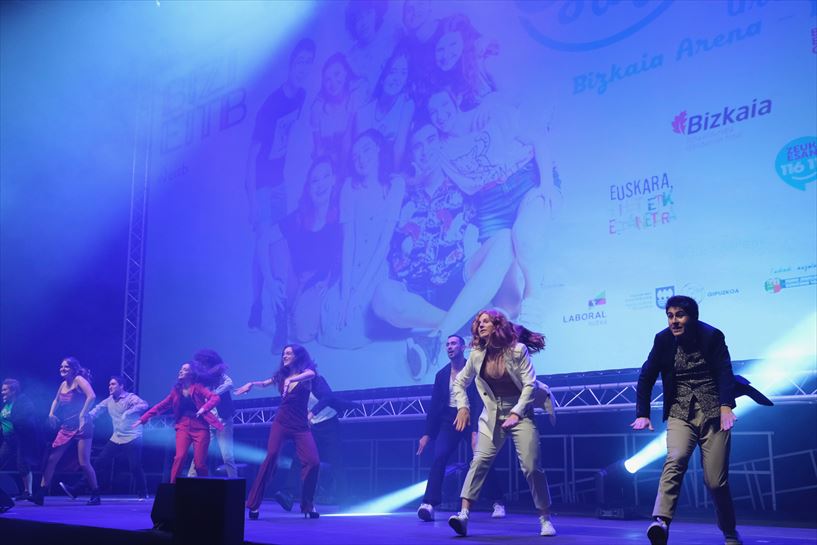 ''Go!azen'' telesailaren aurrestreinaldia BECen. (Irudia: EITB Media)