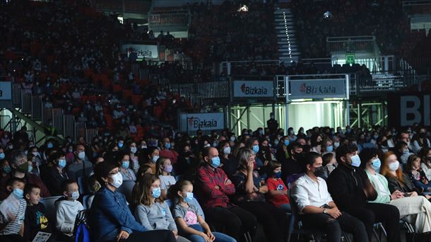 ''Go!azen'' telesailaren aurrestreinaldia BECen. (Irudia: EITB Media)