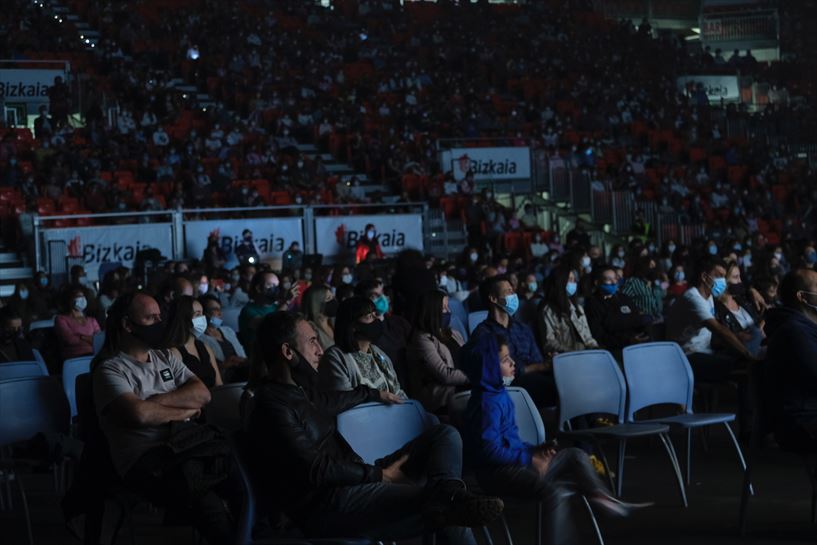 ''Go!azen'' telesailaren aurrestreinaldia BECen. (Irudia: EITB Media)