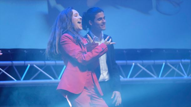 ''Go!azen'' telesailaren aurrestreinaldia BECen. (Irudia: EITB Media)