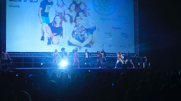 ''Go!azen'' telesailaren aurrestreinaldia BECen. (Irudia: EITB Media)
