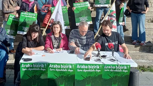 "Araba Bizirik" se va a manifestar para denunciar los "proyectos de industrializaicón" en el territorio