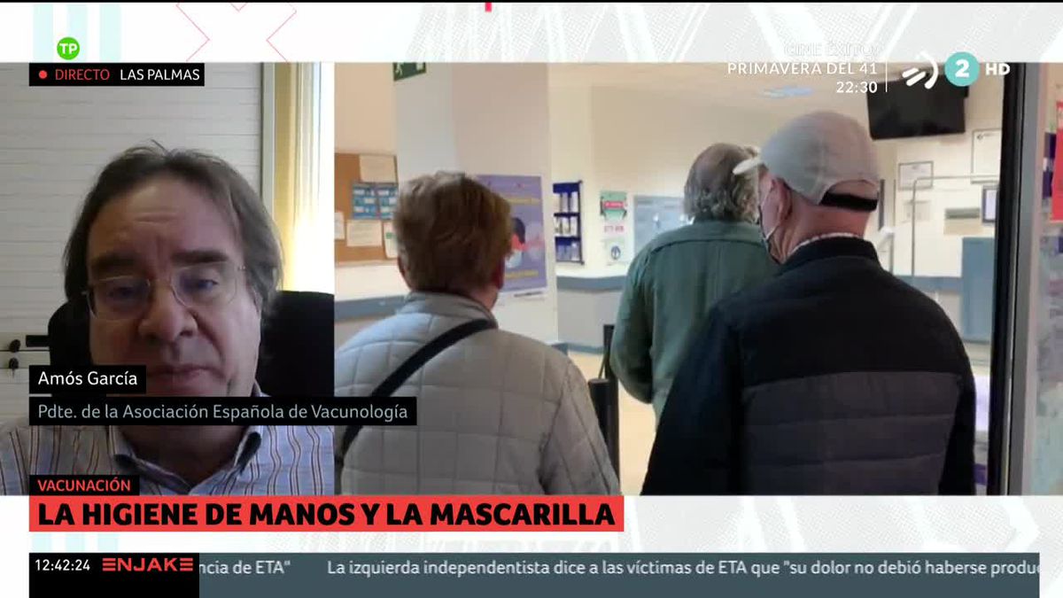 Amós García, de la Asociación Española de Vacunología. Foto: EITB Media