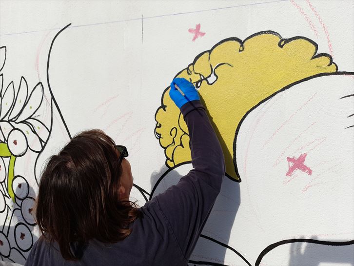 El mapa del municipio también aparecerá en este mural