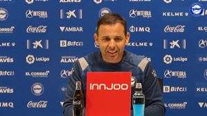 Calleja: ''Cuando el año que viene acabe la liga el Alavés será equipo de Primera División''