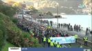 Miles de personas protestan contra la política penitenciaria en San Sebastián