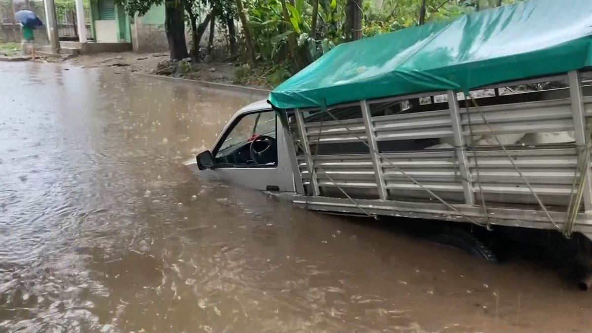 Inundaciones en México.