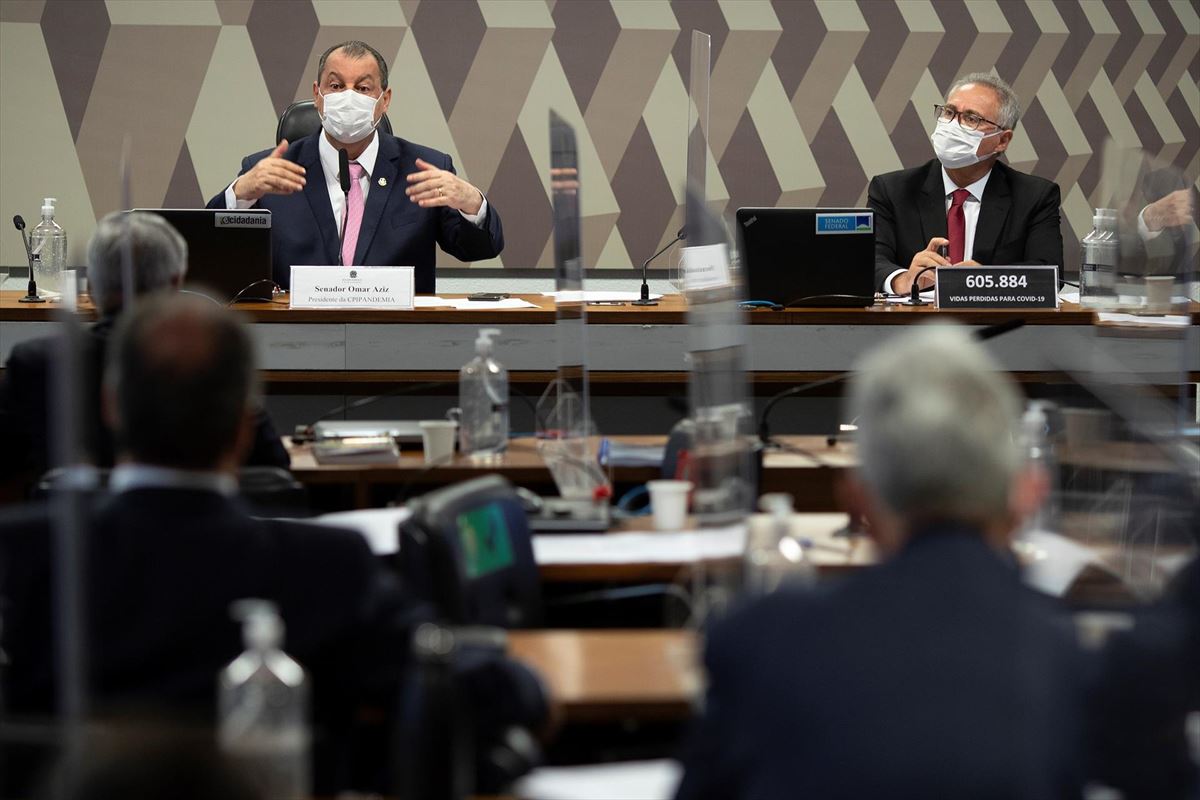 La comisión del Senado de Brasil encargada de investigar la gestión del Gobierno en la pandemia