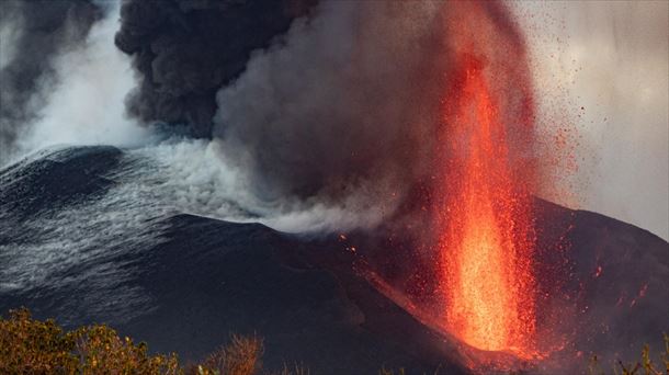 El volcán de La Palma se ha derrumbado sobre sí mismo