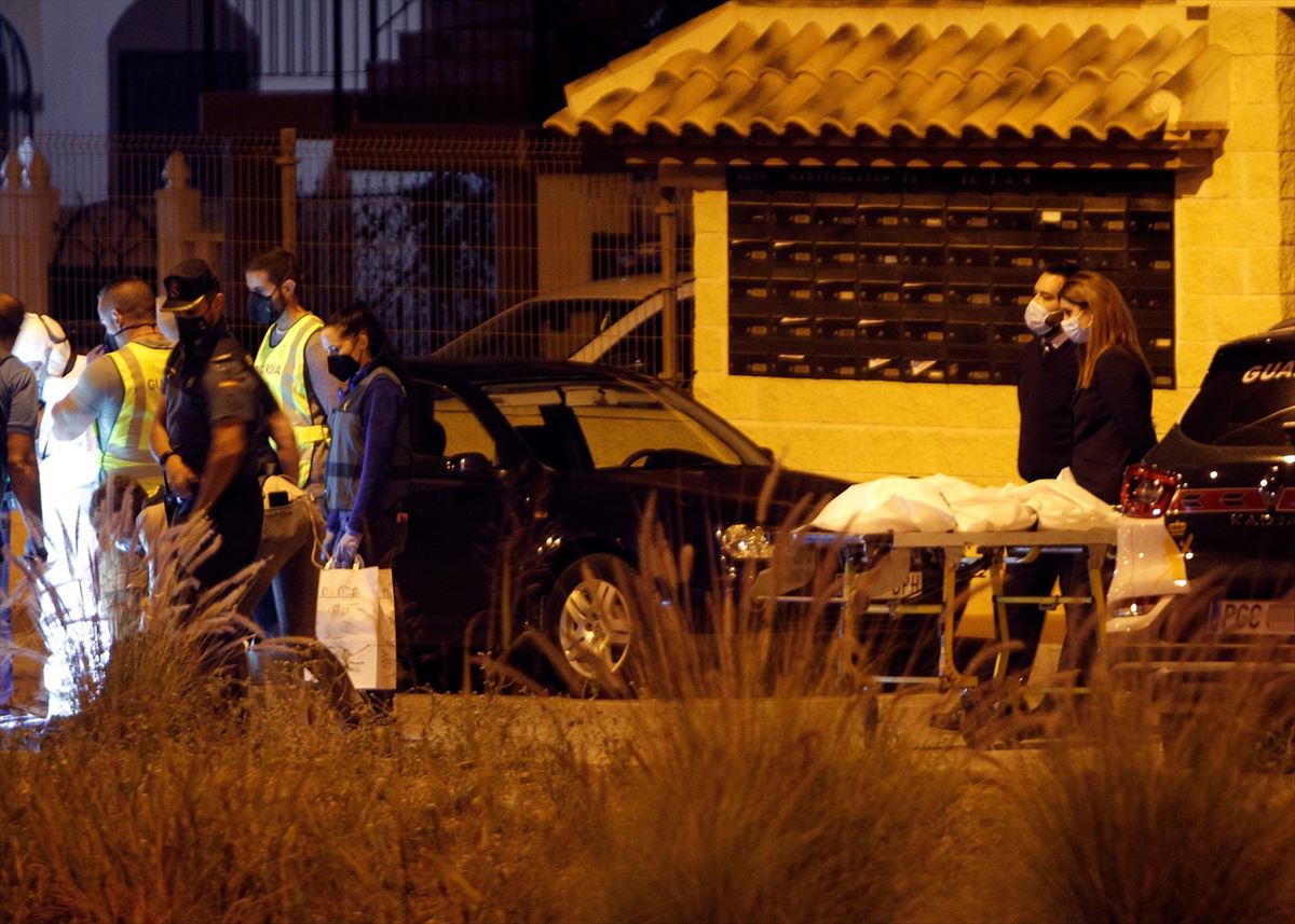 El lugar donde ha tenido lugar el crimen machista de Torrevieja, Alicante