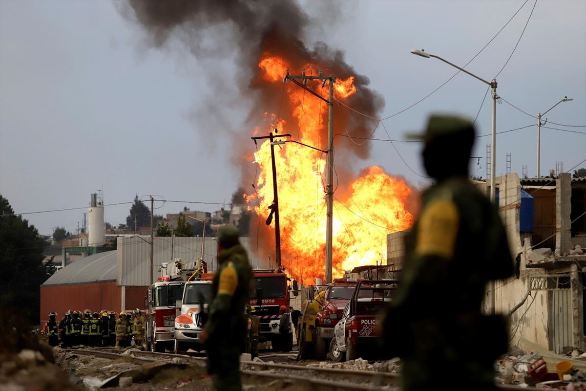 Explosión en Puebla.
