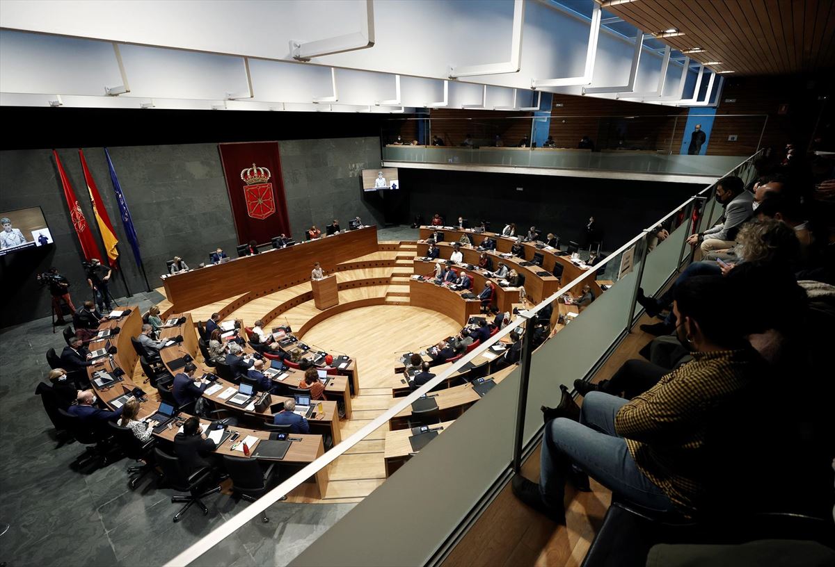 Nafarroako Parlamentua, artxiboko irudian