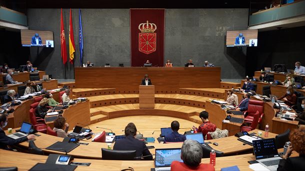 La foto del debate de política general: consenso dentro de las diferencias, con Navarra Suma al margen
