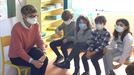 Los estudiantes de Primaria de Iparralde vuelve a usar la mascarilla en clase a partir de hoy