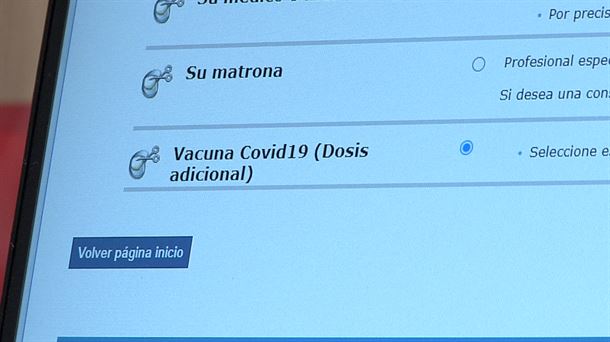 Citas de Osakidetza para la vacuna de refuerzo. Imagen: EITB Media