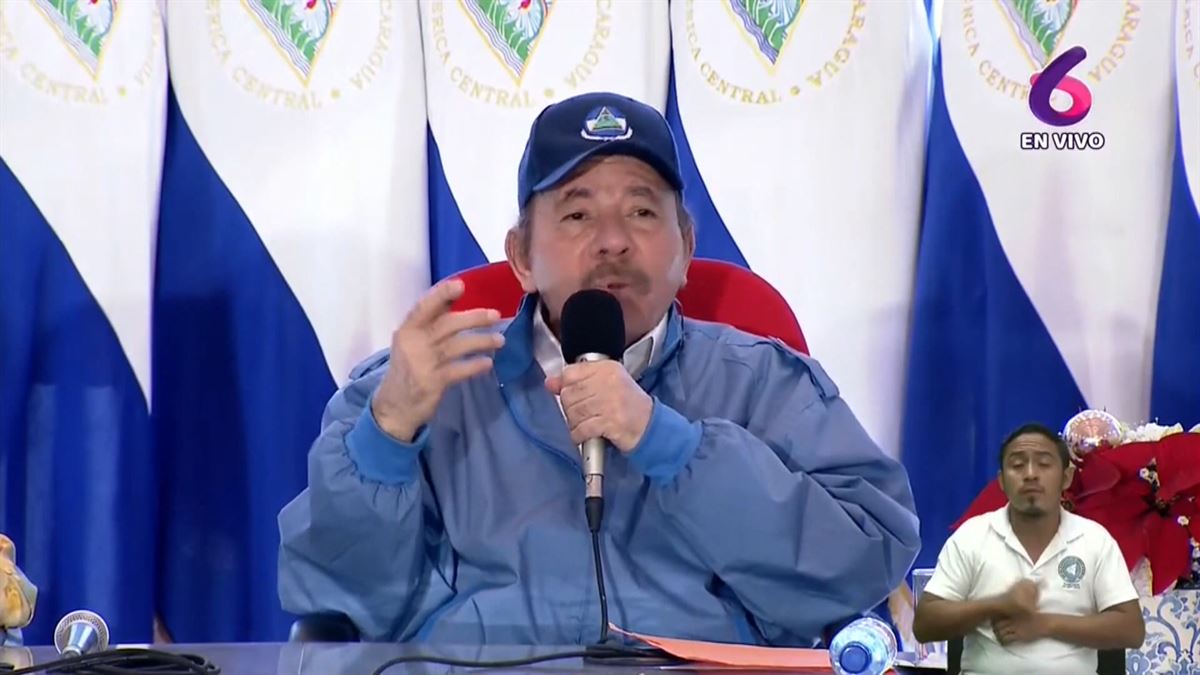 El presidente de Nicaragua Daniel Ortega en una imagen de archivo