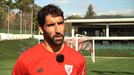 Raúl García considera que el Athletic va por buen camino 