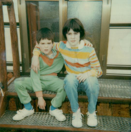 Edurne Pasaban en Orio, en 1980