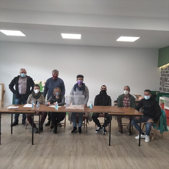 Componentes de la Mesa Electoral del concejo de Luiaondo (Ayala-Aiara)