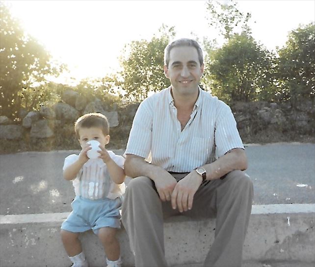 Pello Reparaz en Arbizu, 1992.