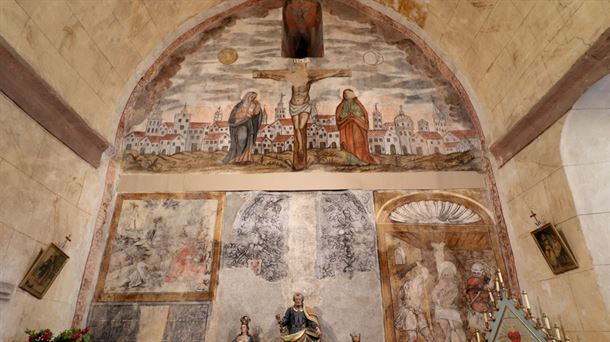 La joya pictórica que guarda el modesto templo románico de Gardelegi