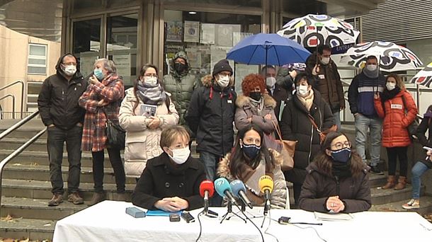 Rueda de prensa de la AP de Álava. 