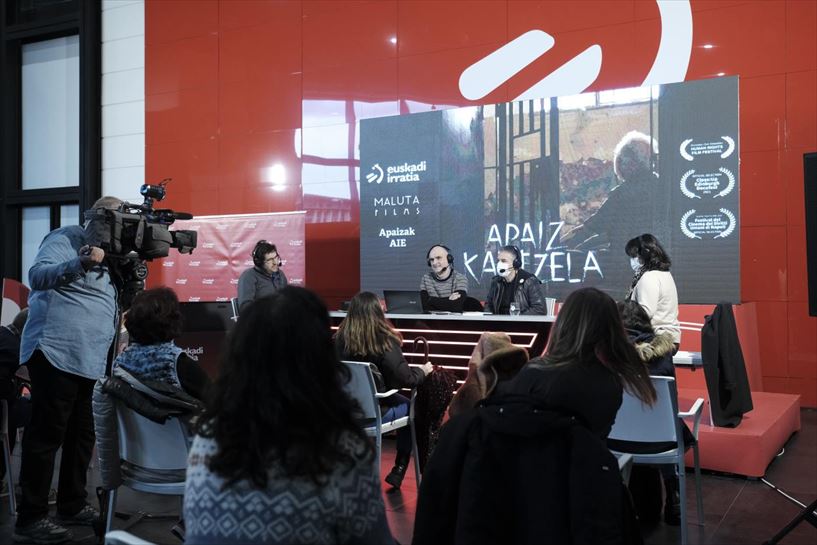 Apaiz Kartzela filmaren aurrestreinaldia