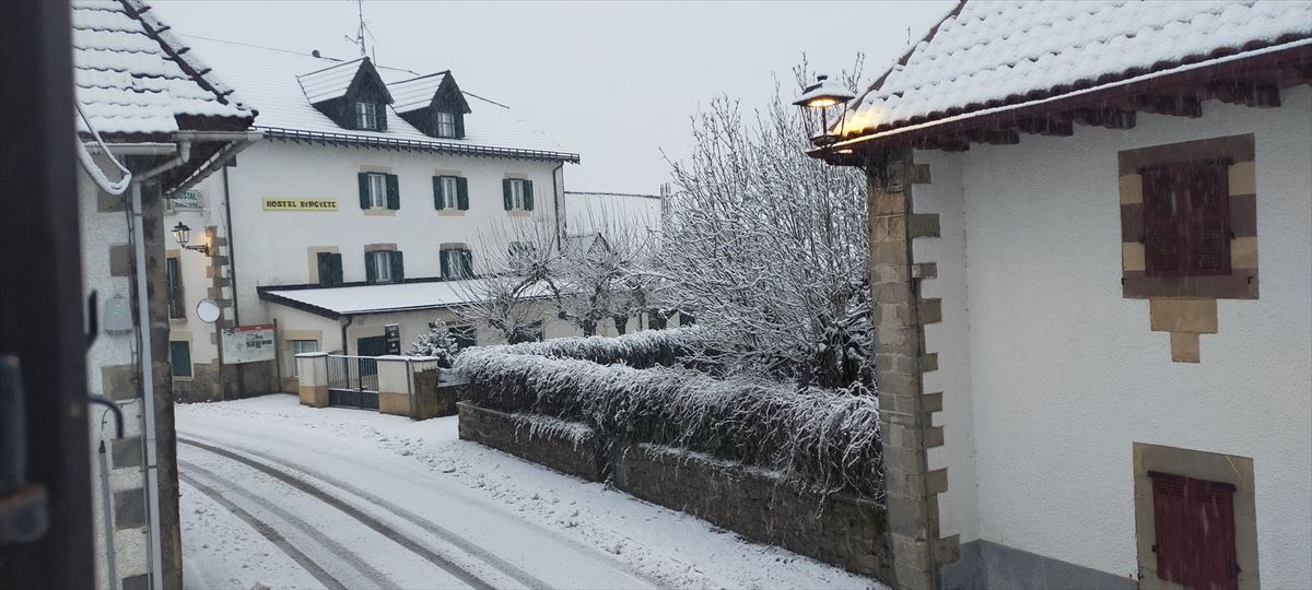 Nieve en Auritz (Navarra). Foto: Unai Irigarai Oses