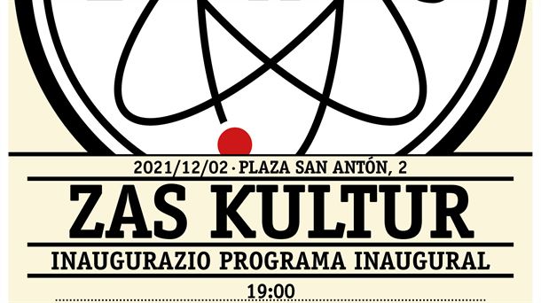 La sala alternativas 'Zas Kultur' estrena sede en la plaza de San Antón