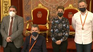 Nafarroako Kirol Merituaren Urrezko Domina jaso dute Olaizolak eta Unzuek