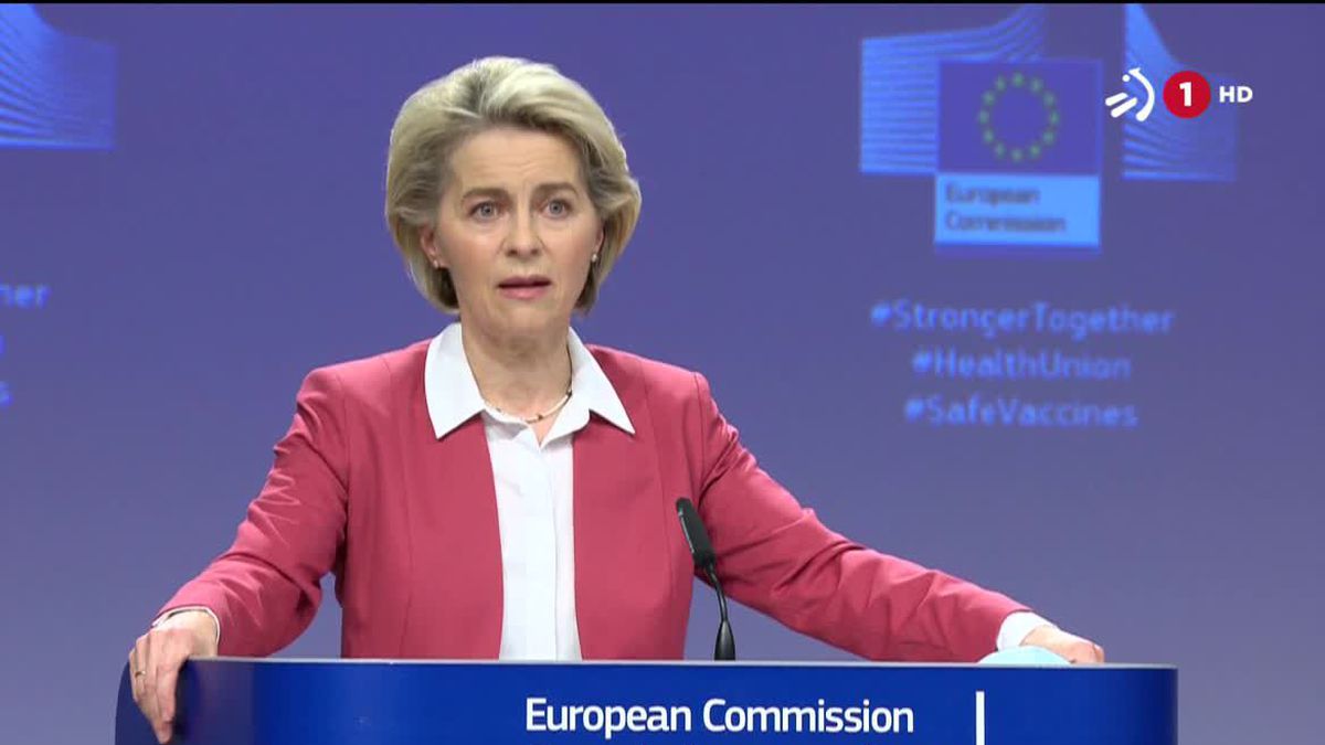 Ursula von der Leyen Europako Batzordeko presidentea. Argazkia: EFE