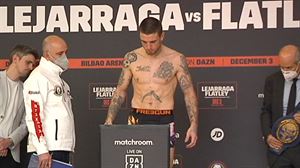Kerman Lejarraga, dentro del peso reglamentario para medirse a Flatley