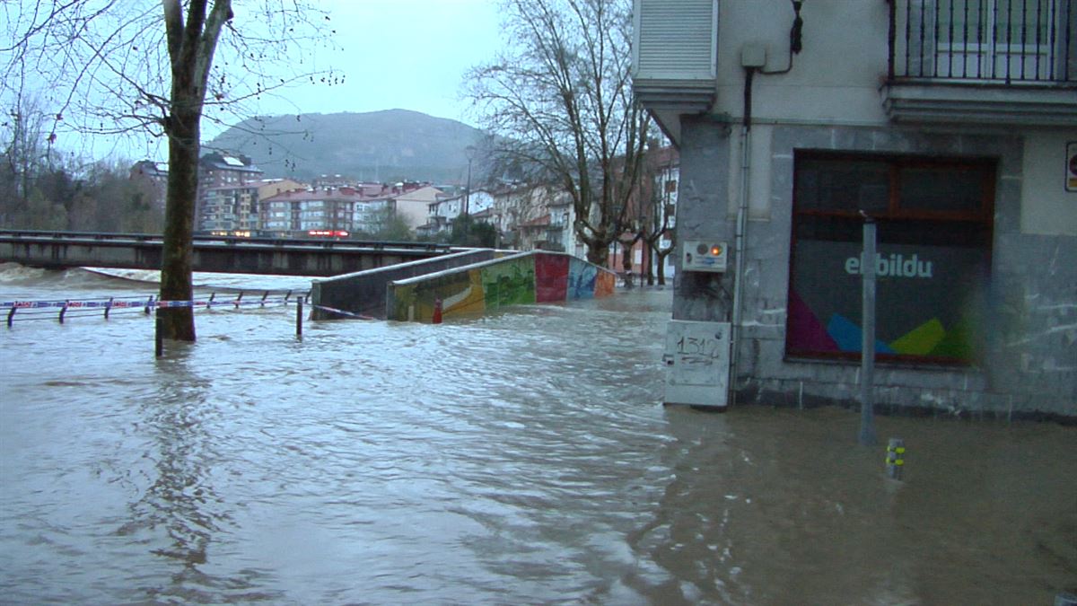 Inundaciones en Andoain