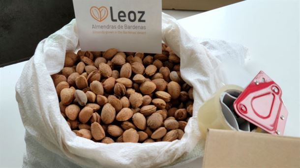 La oferta de "Leoz, almendras de Bardenas" es de 5 variedades diferentes.