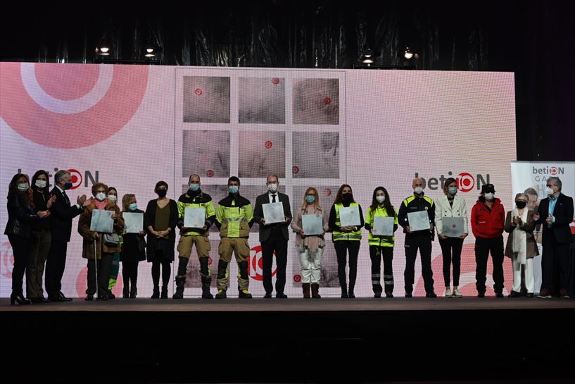 betiON cumple 10 años y 'MQP' ha estado en la gala de celebración. (Foto: Radio Euskadi)