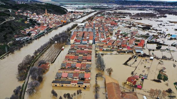 Analizamos con el geólogo Antonio Aretxabala las inundaciones, que han sido históricas en Navarra.