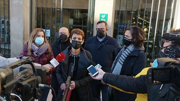 Maria Chivite,gaur, Falcesen. Argazkia: Nafarroako Gobernua