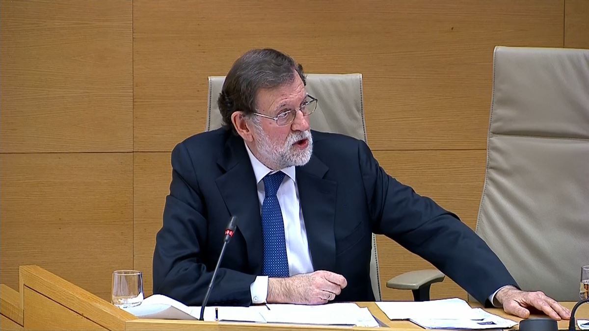 Mariano Rajoy durante su comparecencia en el Congreso. Foto: EFE