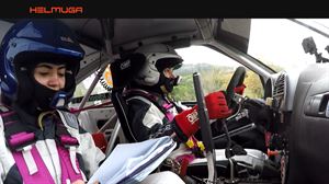 Monika Muñoz eta Naia Lasagabaster, Rallietan aritzen diren ama-alabak