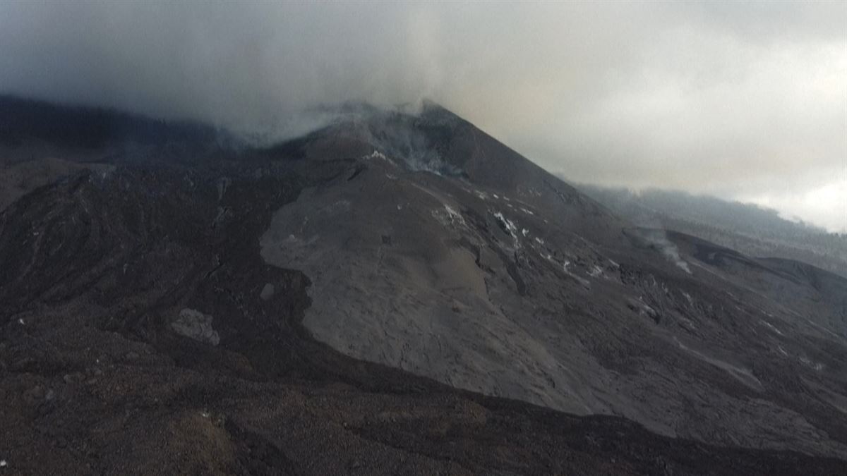 Volcán de Cumbre Vieja. Imagen: TVC