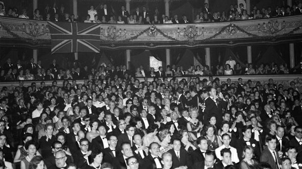 Imagen de una gala del Zinemaldia 1964