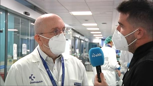 El jefe de la UCI del Hospital de Cruces, Fermín Labayen