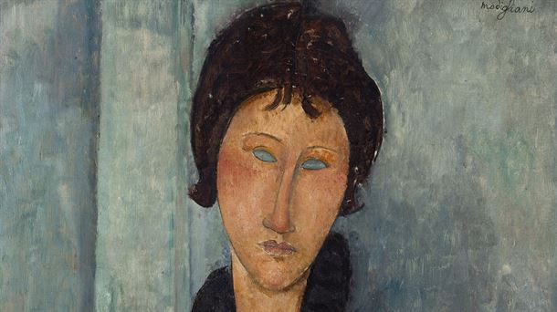 'Begi urdineko emakumea', Amade Modigliani. © Paris Musées / Musée d’Art Moderne de Paris