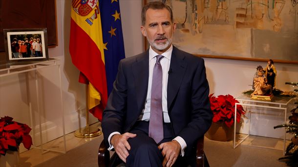 Felipe VI.a bere hitzaldian