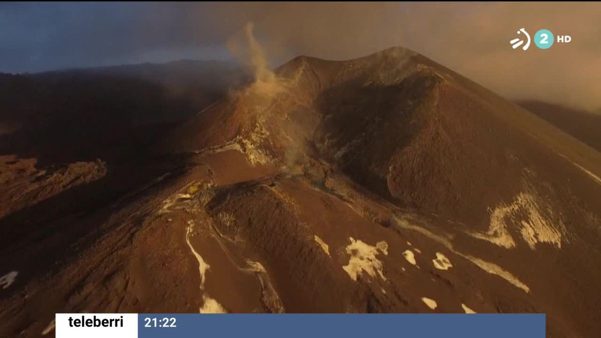 Volcán de Cumbre Vieja en La Palma. Foto: EiTB