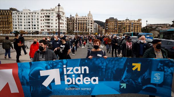 Sareren manifestazioa Donostian