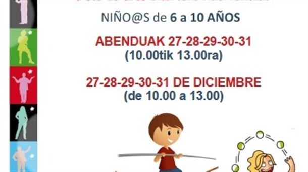 TEATRO CIRCO ESCUELA TALLER NIÑOS NIÑAS NAVIDAD