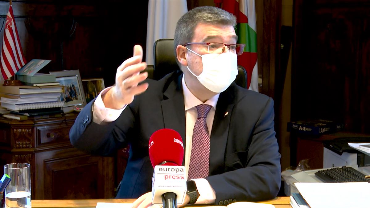 Juan Mari Aburto. Imagen obtenida de un vídeo de Europa Press.